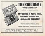 Il Thermogène Vandenbroeck. Advertising 1928