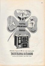 Società Nazionale dei Radiatori. Tutto con un solo fuoco. Advertising 1928
