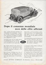 La Nuova Ford. Advertising 1928