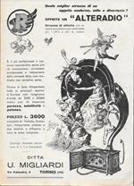 Alteradio. Advertising 1928