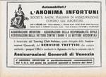 Assicurazioni Generali di Venezia - Anonima Infortuni. Advertising 1928