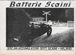 Batterie Scaini - Milano. Advertising 1928