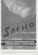 Safilo / Megacil. Trio di Giovinezza. Advertising 1943