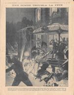 Une bombe troubla la fete / Un prisonnier allemand. Stampa 1914