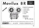 Movilux 8R. Zeiss Ikon. Advertising 1962