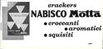 Crackers Nabisco Motta. Advertising 1962