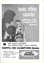 Gelati Motta. Coppa dei Campioni. Advertising 1962