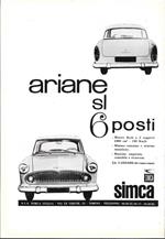 Simca Ariane SL. 6 posti / Orbis. Agenzia Viaggi Polacca. Advertising 1962