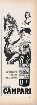 Bitter Campari. L'aperitivo che ha una storia. Advertising 1964