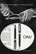 Omas, Penne Stilografiche. Advertising 1963