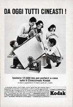 Kodak, Cinecorredo. Da oggi tutti cineasti. Advertising 1965