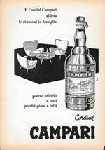 Cordial Campari. Advertising 1958