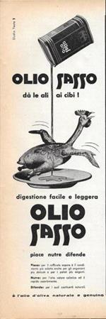 Olio Sasso. Pollo. Advertising 1958