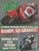 Motor sprint. n. 29-1988. Cagiva: Randy sei grande! Honda NTV 650 Reverte