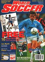 World Soccer. 1993 march. Euro Cups special pullout