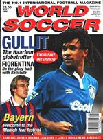 World Soccer. 1996 may. Gullit, Fiorentina, Bayern