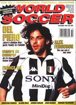 World Soccer. 1997 october. Del Piero, Alex Ferguson, France 98