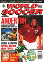 World Soccer. 1994 may. Anderton African Nations Cup