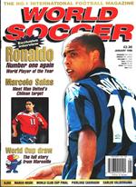 World Soccer. 1998 january. Ronaldo Marcelo Salas