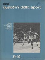 Quaderni dello Sport. Rivista ufficiale CONI. 1974 settembre/ottobre