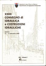 Xxvii Convegno Di Idraulica E Costruzioni Idrauliche. Atti Vol I. Unige