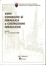 Xxvii Convegno Di Idraulica E Costruzioni Idrauliche. Atti Vol Iv. Unige