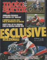 Moto sprint. n. 11- 1985. Cagiva 125 Dakar, Esclusive eccezionali