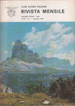 Club Alpino Italiano. Rivista mensile. vol. LXXXIV. 1965 n. 1