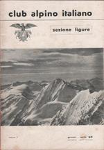 CAI sezione ligure. Rivista semestrale. 1960 n.1