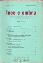 Luce e ombra. Rivista di parapsicologia. Anno 97, n. 2 aprile-giugno 1997