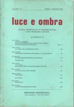 Luce e ombra. Rivista di parapsicologia. Anno 96, n. 2 aprile-giugno 1996