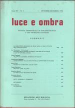 Luce e ombra. Rivista di parapsicologia. Anno 96, n. 4 ottobre-dicembre 1996