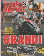 Moto sprint. 1987, n. 32. Gresini e Reggiani Grandi Test Honda CBR 750 F