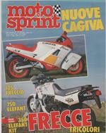 Moto sprint. 1987, n. 16. Cagiva frecce tricolori: 125 Freccia 750 Elfant