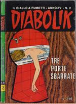 Diabolik Tre porte sbarrate - Anno XV Nr. 2