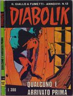 Diabolik Qualcuno è arrivato prima - Anno XVI Nr. 12