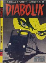 Diabolik Incontro sul treno - Anno XVI Nr. 25