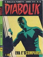 Diabolik Eva è scomparsa - Anno XVII Nr. 18