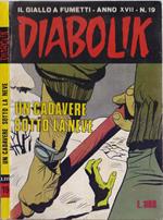 Diabolik Un cadavere sotto la neve - Anno XVII Nr. 19