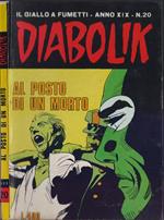 Diabolik Al posto di un morto - Anno XIX Nr. 20