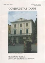 Rivista Communitas Diani. Anno XXXVI, 2013