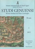 Studi genuensi (2015) Vol. 1