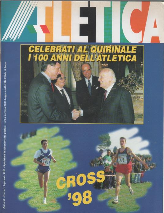 Atletica. Rivista. 1998 n. 1 - copertina