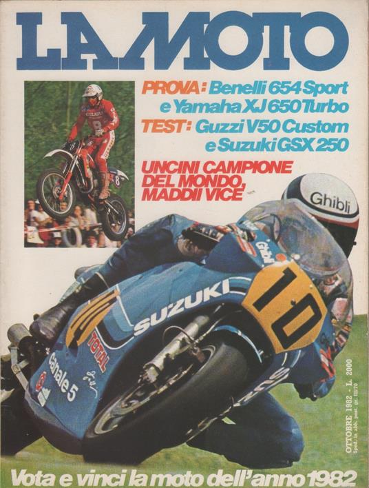 La moto. 1982 ottobre - copertina