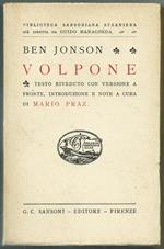 Volpone. Biblioteca Sansoniana Straniera N.83 Di: Jonson Ben