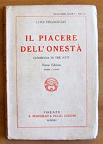 IL PIACERE DELL'ONESTA' - COMMEDIA IN TRE ATTI - Collana MASCHERE NUDE