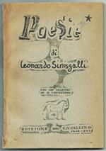 Poesie. Edizione Del Cavallino, I Edizione 1938 Di: Sinisgalli Leonardo