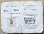 La Prudenza Umana. Ovvero I Mezzi Cò Quali L'uomo Può Fabbricare La Sua Fortuna Ed Inalzarsi Alla Grandezza. Appresso Simone Occhi. In Venezia, 1769 Di: Spulcioni Gio Francesco