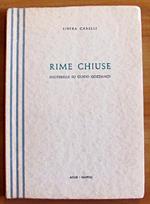 Rime Chiuse - Noterelle Su Guido Gozzano