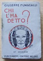 Chi L'Ha Detto? - Tesoro Di Citazioni